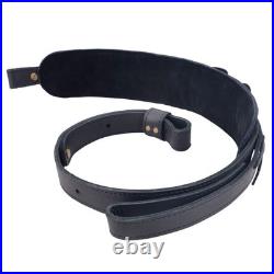Wayne'S Dog Leather Gun Shell Holder Buttstock Matched Rifle Sling For. 30-06
