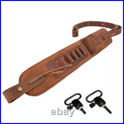 Wayne's Dog Heavy Duty Soft Leather Gun Sling Strap Fit for. 308.45-70.44MAG