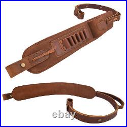 Wayne's Dog Rifle Cartridge Sling Leather Ammo Holder Strap. 357.35.38.30-30