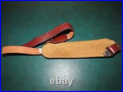 Weatherby Elephant Rifle Sling Torel Leather Made Texas USA Vintage 4770