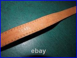 Weatherby Elephant Rifle Sling Torel Leather Made Texas USA Vintage 4770