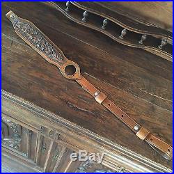 Western Americana SASS Cowboy Action RROW TOOLED SPORTING RIFLE SLING #6