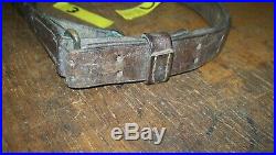 Western Mfg. Co, for 1907 1903 models, 1 1/4 brown leather rifle sling
