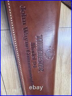 Winchester Model 94 John Wayne Commemorative Rack & Leather Scabbard The Duke