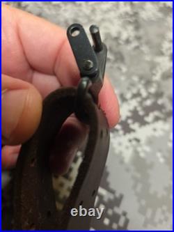 Winchester Pre-64 Super Grade 70 71 Swivel Fish Hook Swivel Leather Rifle Sling