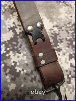 Winchester Pre-64 Super Grade 70 71 Swivel Fish Hook Swivel Leather Rifle Sling