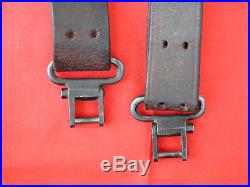 Winchester SUPER GRADE Swivels 1 1/4 USED with Vintage Period 1 Leather Sling
