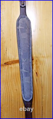Wolf Custom made leather padded rifle or shotgun sling, made in the U. S. A