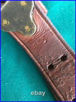 Wwi Us M1907 Leather Sling H& P. 1918-for 1903 Springfield & 1917 Enfield Rifles