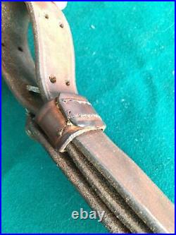 Wwi Us M1907 Leather Sling H& P. 1918-for 1903 Springfield & 1917 Enfield Rifles