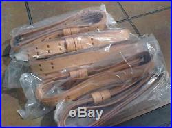 Wwii Repro Rifle Sling Lot Of 5 Tan Leather