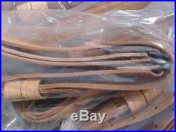 Wwii Repro Rifle Sling Lot Of 5 Tan Leather