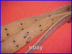 Wwii Us M1907 Leather Sling For M1 Garand Double Marked Milsco 1944