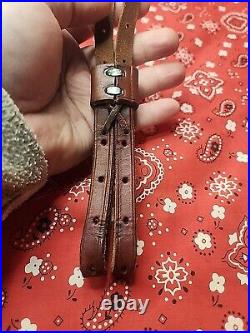 Wyoming Split Sling Leather Rifle Sling Shotgun Muzzleloader Rifle Sling