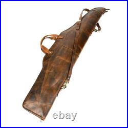 ZOLO LEATHERS Buff Leather Rifle Sling Cases Rifles Slip Bag Shotgun Case