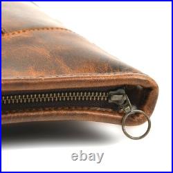 ZOLO LEATHERS Buff Leather Rifle Sling Cases Rifles Slip Bag Shotgun Case